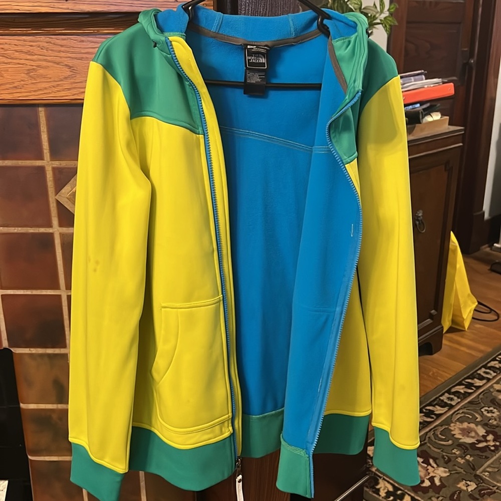 The North Face hooded zipped sweatshirt, size L